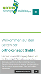 Mobile Screenshot of orthokonzept.de
