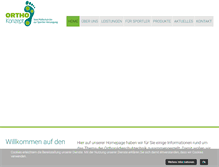 Tablet Screenshot of orthokonzept.de